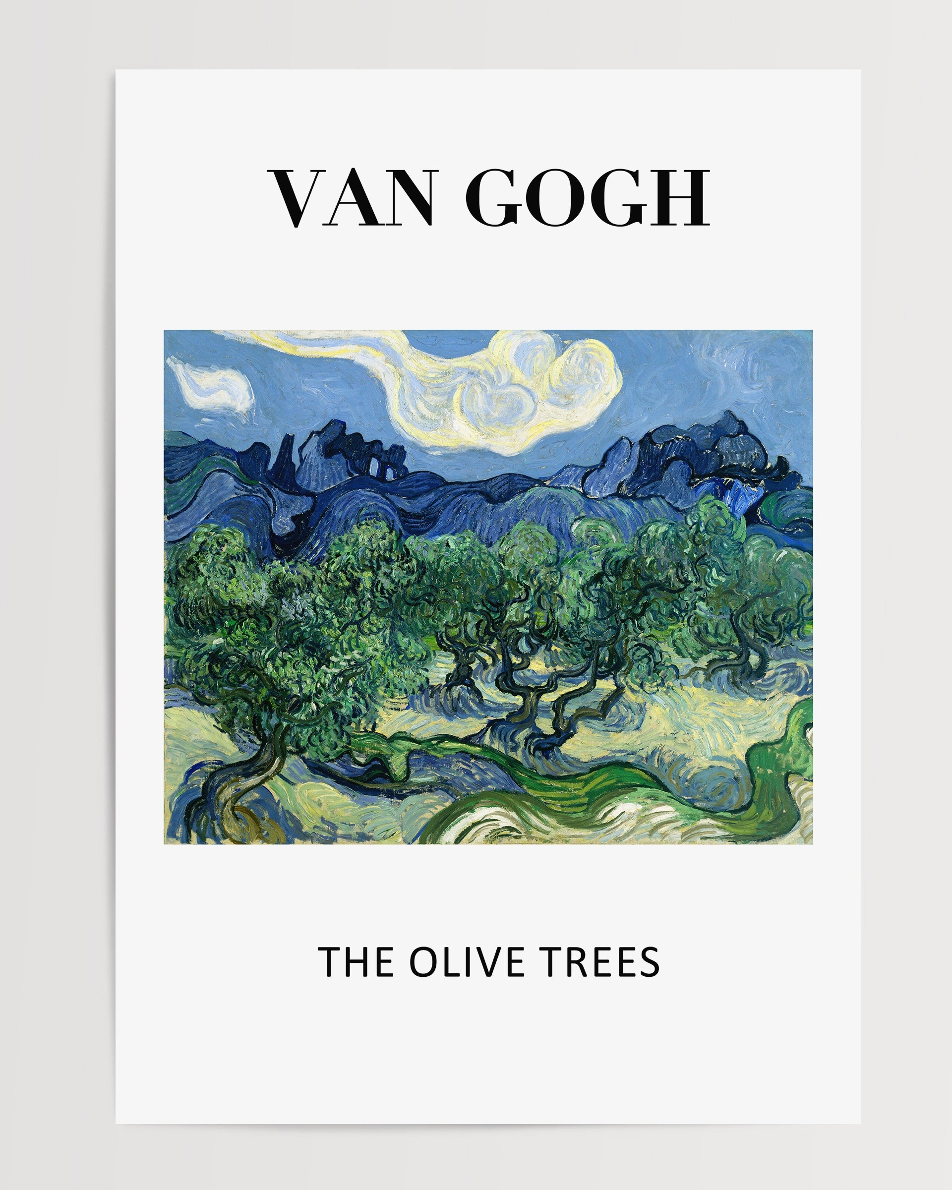 Olive Trees (1889) The Poster Square